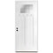 Codel Doors 36" x 96" Primed White Shaker Exterior Fiberglass Door 3080RHISPSFHFLS300P491610BB - alternate 1
